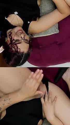 A Latina Who Wants to Be Fucked Hard in Her Room and Controlled with Her Toy