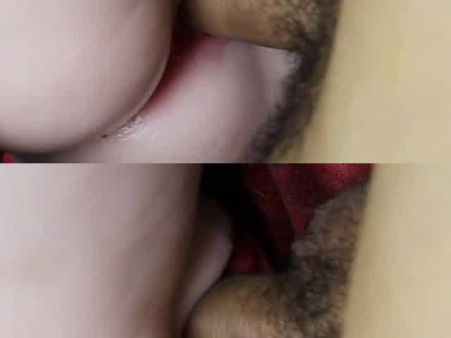 screwed a juicy whore unfathomable in her vagina on the splits
