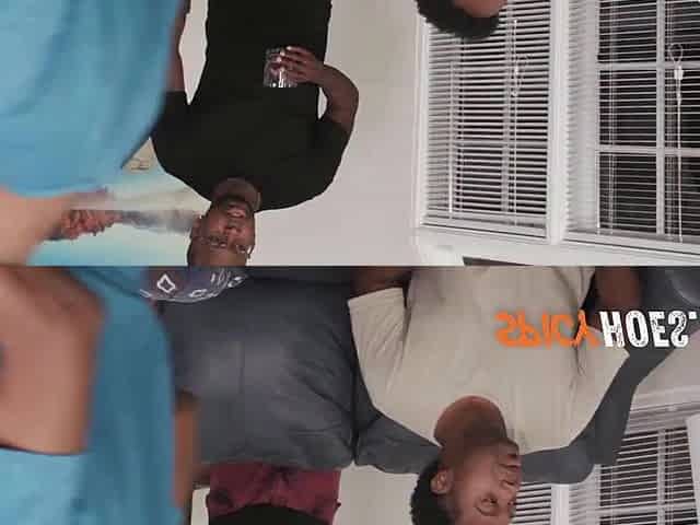 Sexually excited Hottie Have a fun Getting Her Shaggy Cunt Screwed by a Group of Ebony Boyz - Gwen Depraved