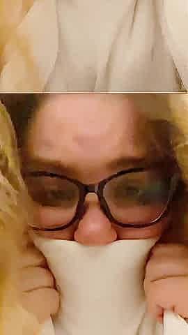 SHY NERDY COLLEGE GAL FILMING HERSELF DURING THE TIME THAT BBC STRETCHING HER CONSTRICTED VAGINA AND BACKDOOR