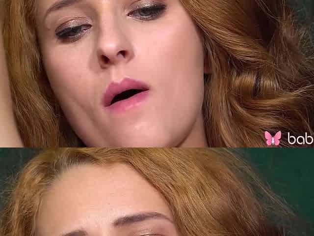 Luciana Lucy And Lucianna Lucci - Solo Redhead Masturbates At Home With A Huge Dildo,in 4k