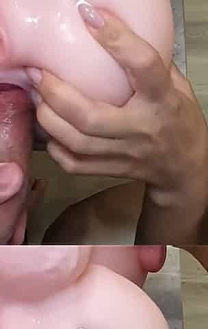 New Hardcore Facefucking Scene Threesome with Futa Lucy Sexdoll