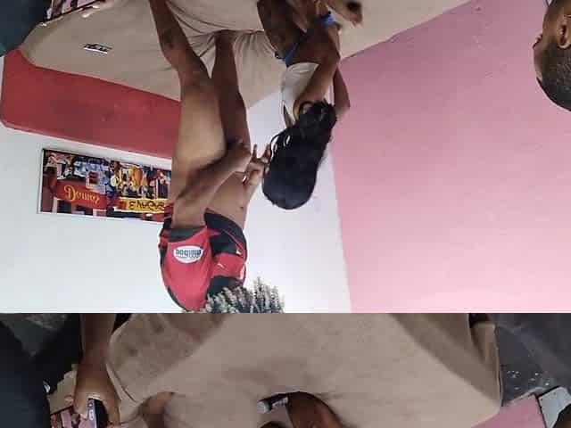 02 Behind the scenes of recording, Leo Ogro putting it merely in Jasmine Santanna's booty