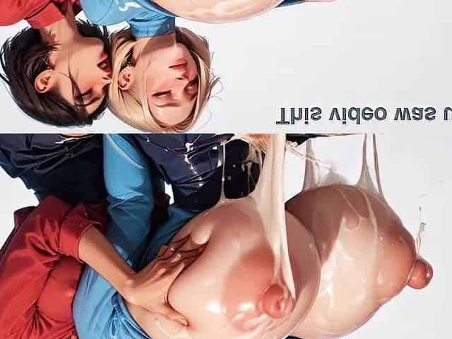 2 sexually excited youthful AI secretaries milk every other's chubby milk udders