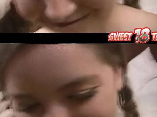 Fat teen with pigtails and anal creampie suprise