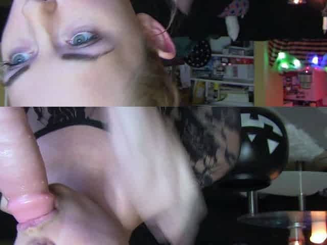Cute amateur webcam teen girl toying pussy on webcam