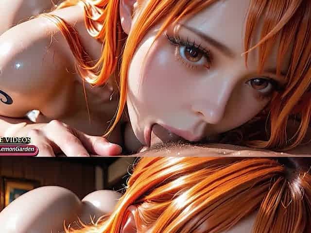 Nami from One Piece is having enchanting sex on a ship cg Anime Ai generated hentai porn