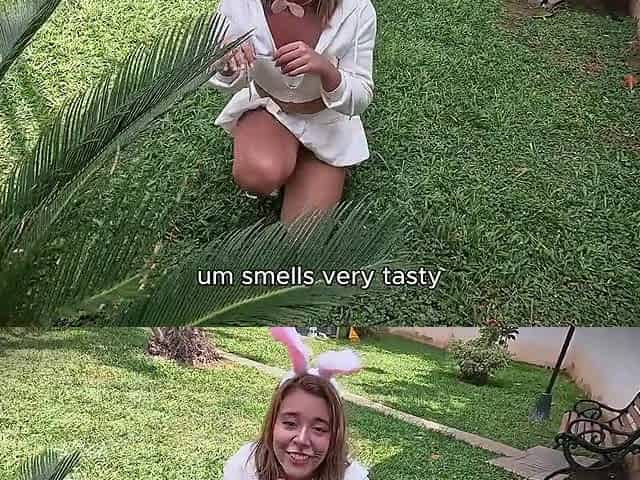 I'm a bunny, this day I learned that can too put carrots in my constricted cunt and butt to cum - ALIX VLOGS