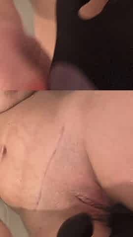 Hot Mom Using Big Dildo to Masturbate and Cumm All Over From Her Tight Pussy