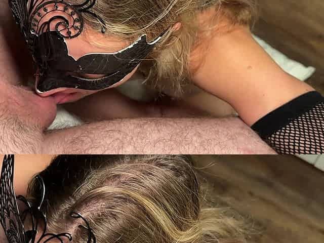 Sucking Dick and Swallowing a Tasty Load!