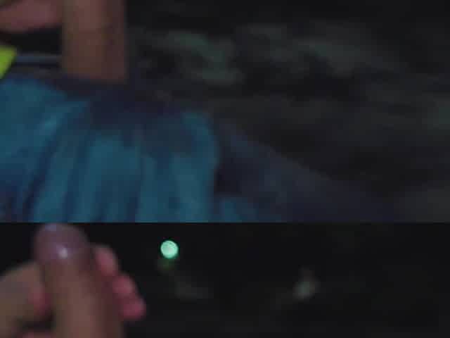 Night Park Dick Flash Leads to Public Blowjob