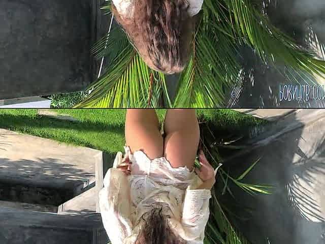 striptease near pool. we banged quietly so that the neighbors wouldn't hear