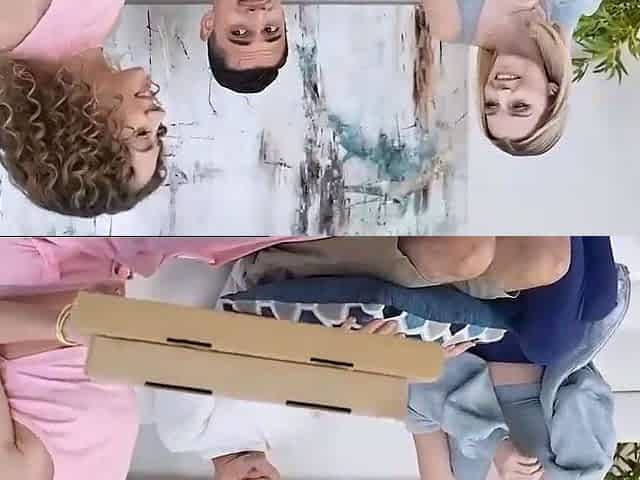 Two youthfull sisters share their brother's jizz fetish