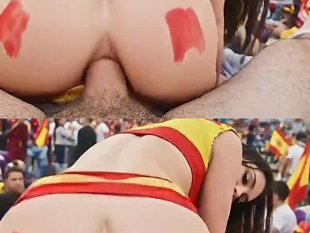 I Screwed a Spanish Cheerleader After Spain Won the World Cup Finals - AI Generated