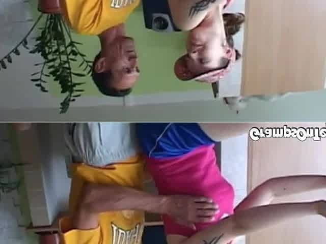 Small teen rammed full of granddad ramrod