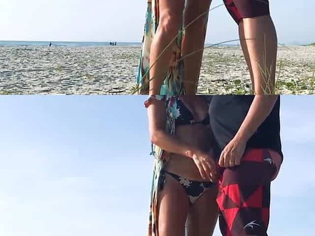 Standing anal right on the public beach, mother i'd like to fuck didn't await this