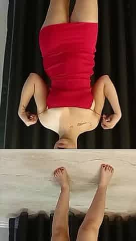 Turkish Girl Masturbates Naked by Dancing at Home
