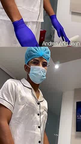 The doctor gives me medicine, and I give him a great oral job.