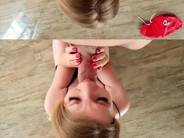 Young bitch sucks dick to the balls! Royal! Kisankanna
