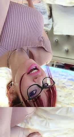 Great Big Boobs On Masturbating Redhead