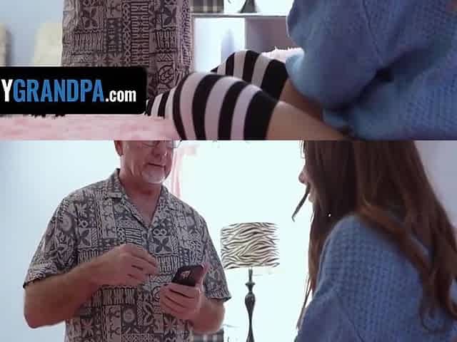 Curvy Stepdaughter Receives Long Cumshot From Her Perv Step Grandpa With Penelope Kay