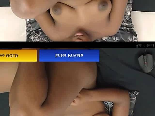 Black on webcam