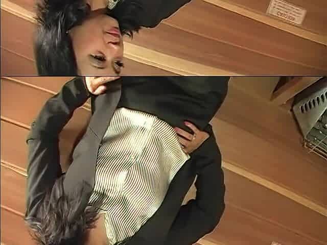 Asian MILF in Stockings Fucked in the Office