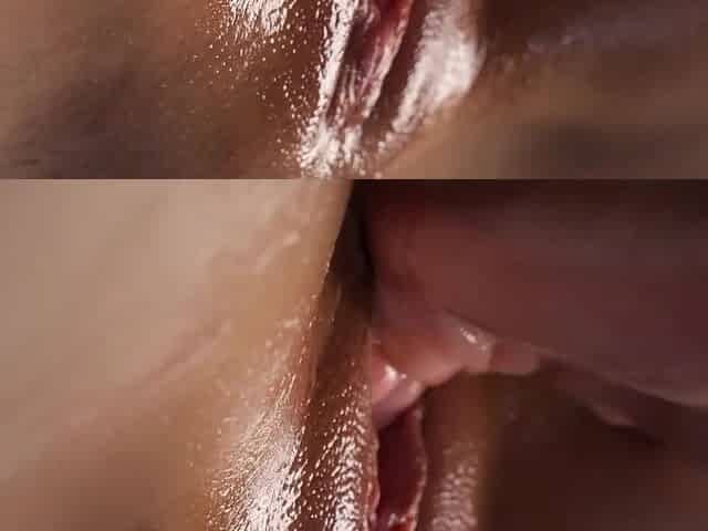 Stunning blonde has her gentle lovehole treated like gold in closeup scenes