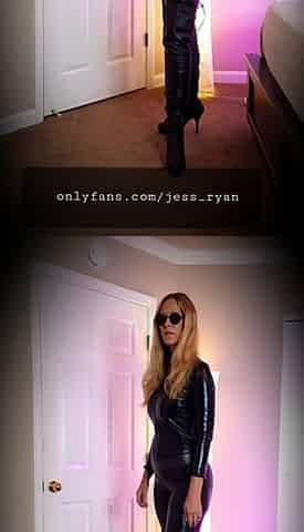 Bad Ass MILF Jess Ryan in Hot Catsuit