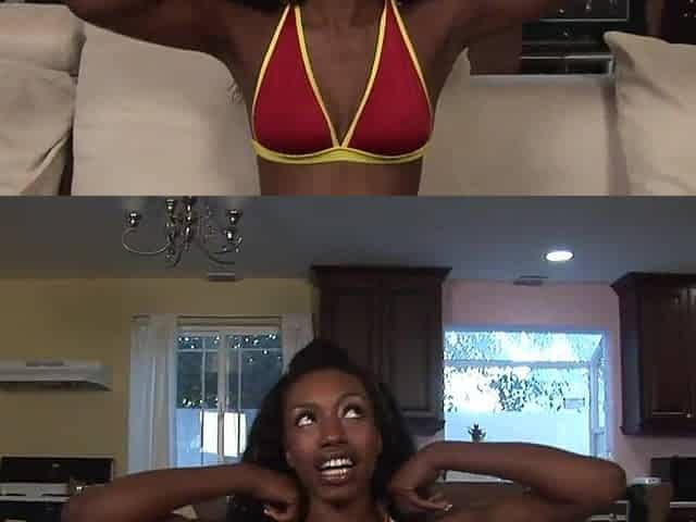 Royce Rae Likes To Bang Hard Ebony Penis With Her Pleasing Black Cunt SQF