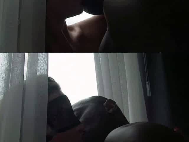 Erotic amateur girl giving blowjob and titjob in POV