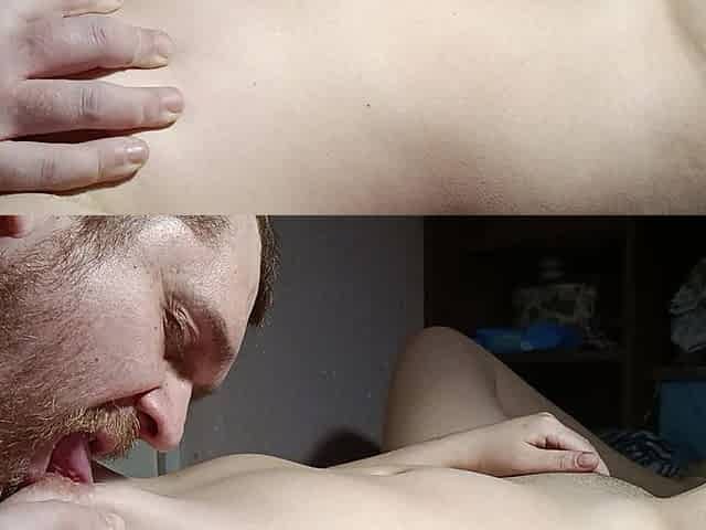 Lick and Caress My Small Tits, My Pussy Is Wet From It