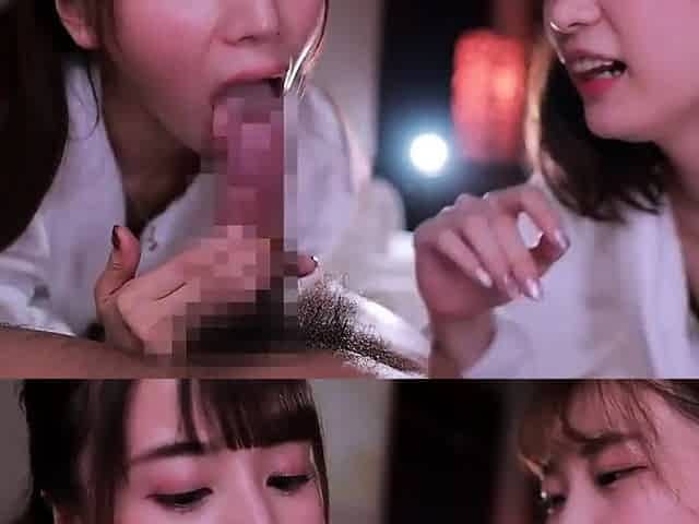 Japanese blowjob and handjob