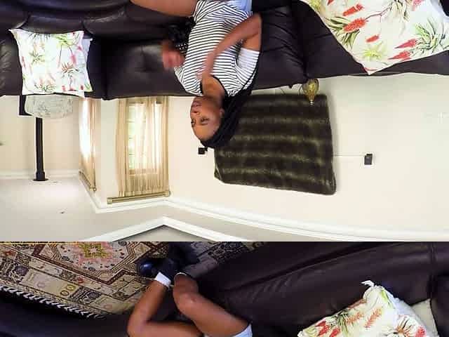Shy EBONY babe turned into my eager cheater