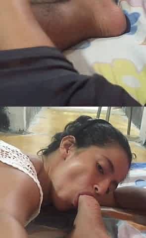 My Stepsister Surprises Me with a Good Blowjob