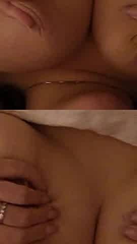 Big Natural Juicy Boobs with Big Areolas Need Your Cum