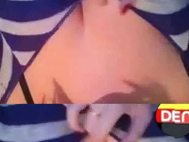 German Redhead with Big Tits on Public Cam