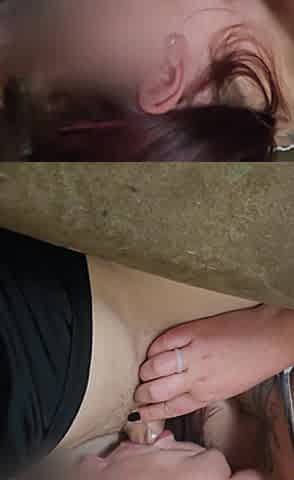 Chubby Wife Sucking off Husbands Friend Dick Till He Cums in Her Mouth
