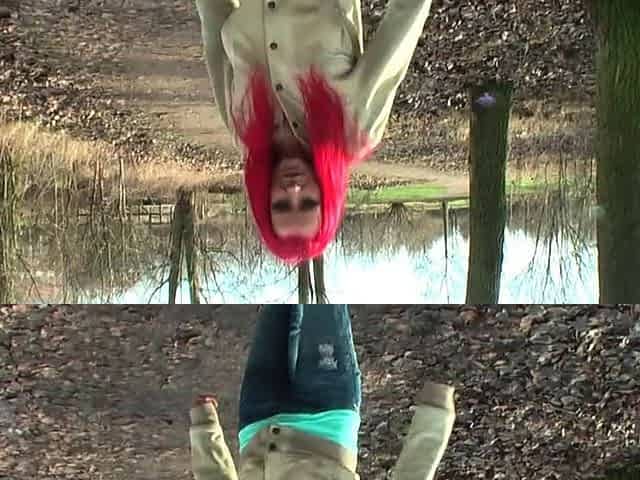 Cute redhead teen with slim figure banged doggystyle