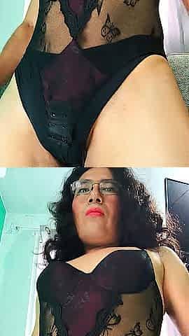 In ebony underware