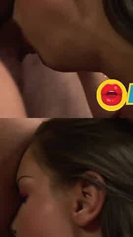 Anal stretching and a facial for this small tits brunette