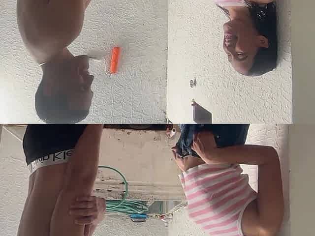 I Give the Best Fuck in the World to My Stepsister's Slut in the Courtyard