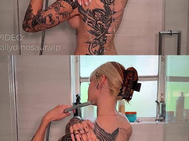Tattooed Angel Cancels Party to Make Herself Cum Multiple Times & Squirt Everywhere