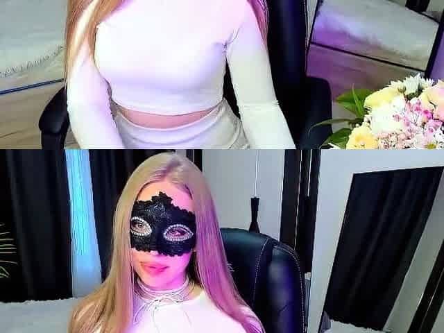 Slutty amateur blonde smoking and jerking dick