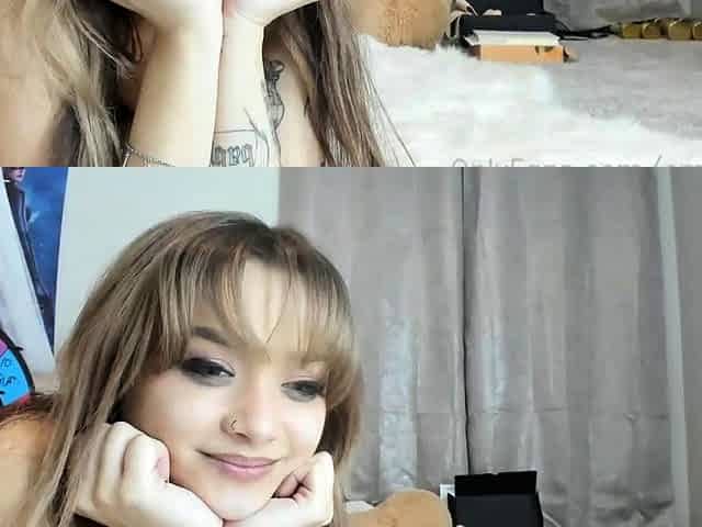 Fresh fruit amateur webcam babe fucks three pumpkins