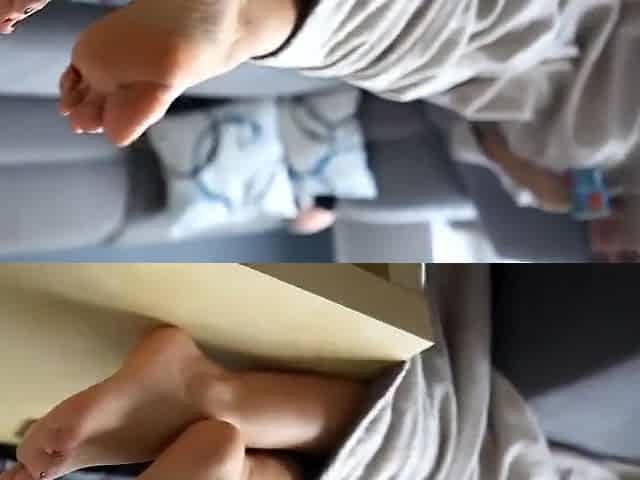 Worshiping Satin's High Arched Feet