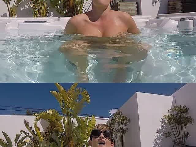 HOLIDAY JACUZZI MASTURBATION XXX