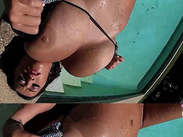 Sparkle Hot Tub Bikini Gopro 1