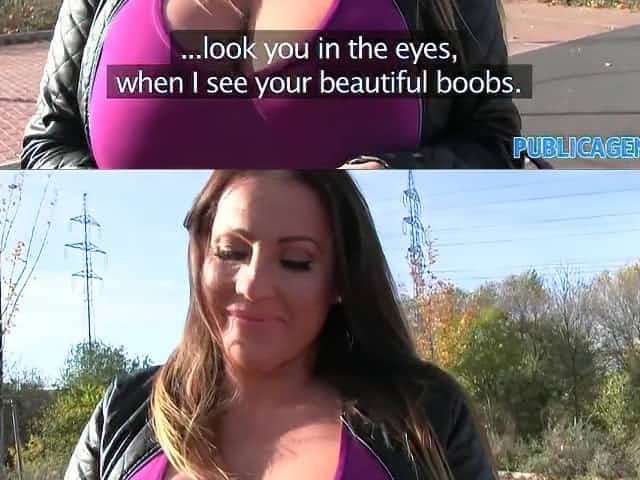 PublicAgent Massive hanging boobs from hungary