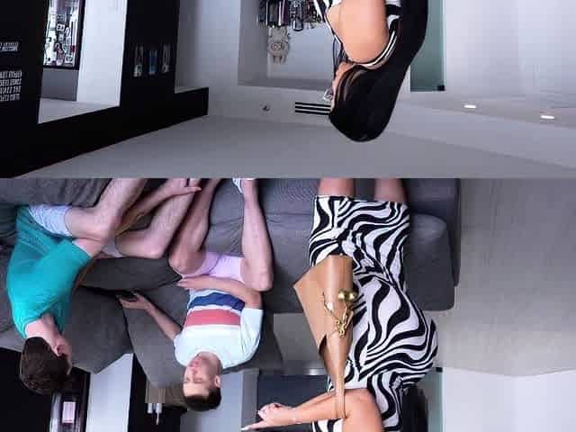Lissa Aires - Pornstar StepMom Fucking Her Stepson and His